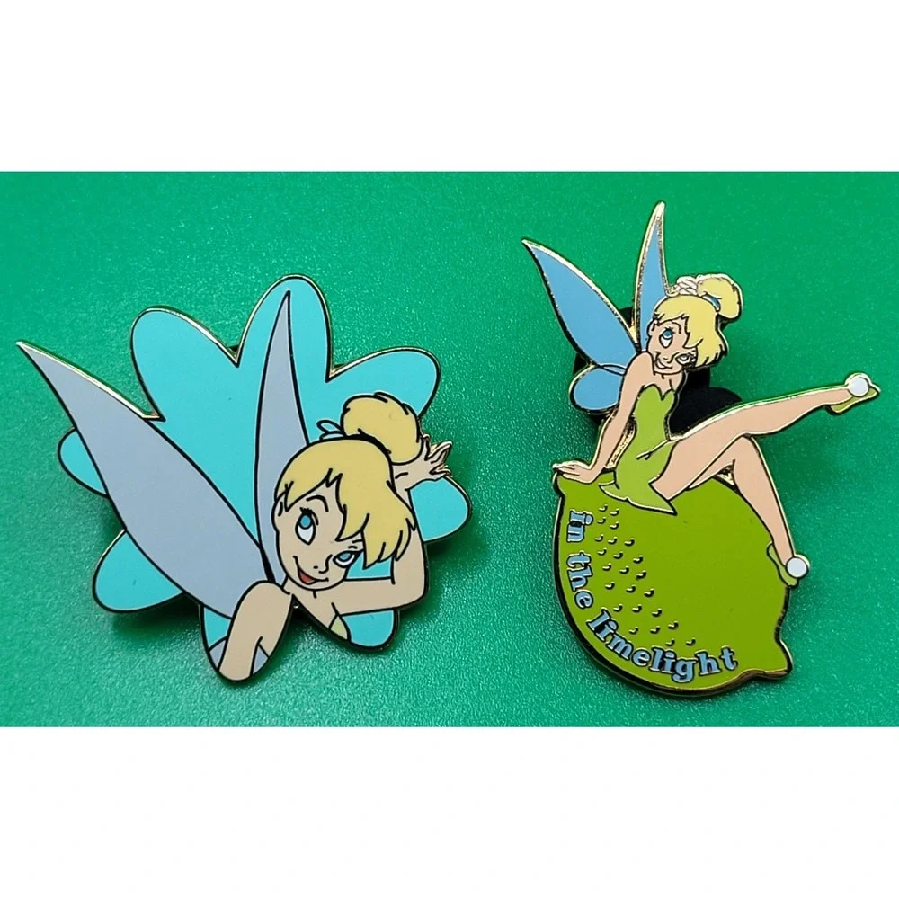 Disney 2003 Tinkerbell In the Limelight & 2004 Tinkerbell Daisy‎ Series Pins